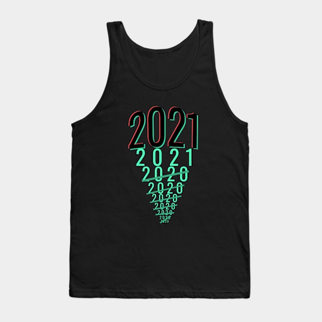 new year 2021 Tank Top by Mapunalajim